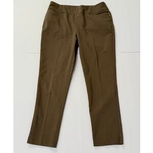 Chico's Fabulously Slimming Ankle Pants, Mushroom Colored, Size 1